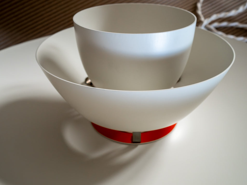 Biała lampa PH 4/3 // proj. Poul Henningsen // Louis Poulsen
