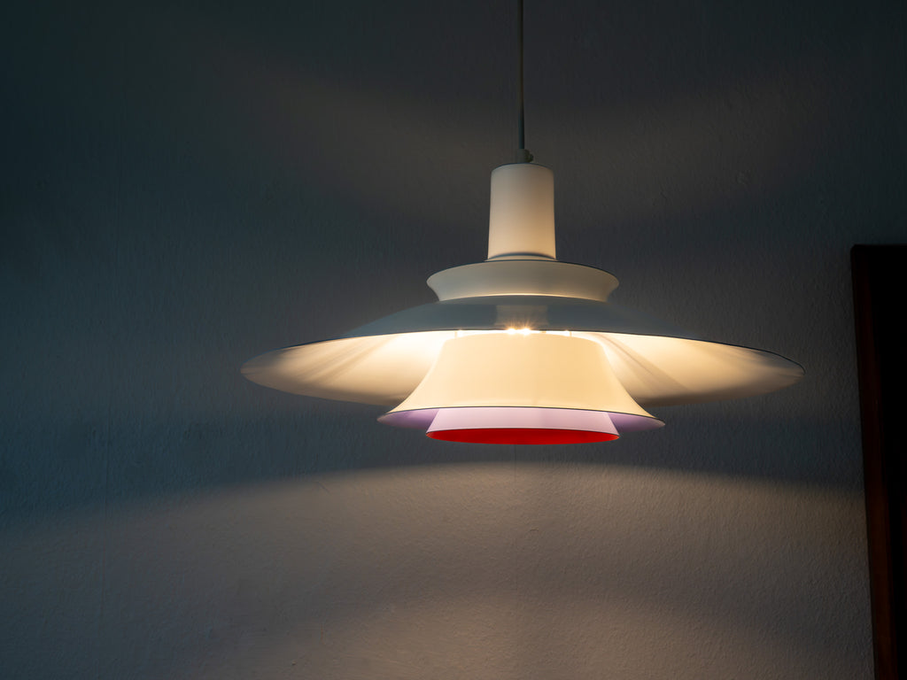Wielowarstwowa lampa wisząca // Dania, lata 70/80