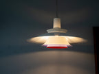 Wielowarstwowa lampa wisząca // Dania, lata 70/80