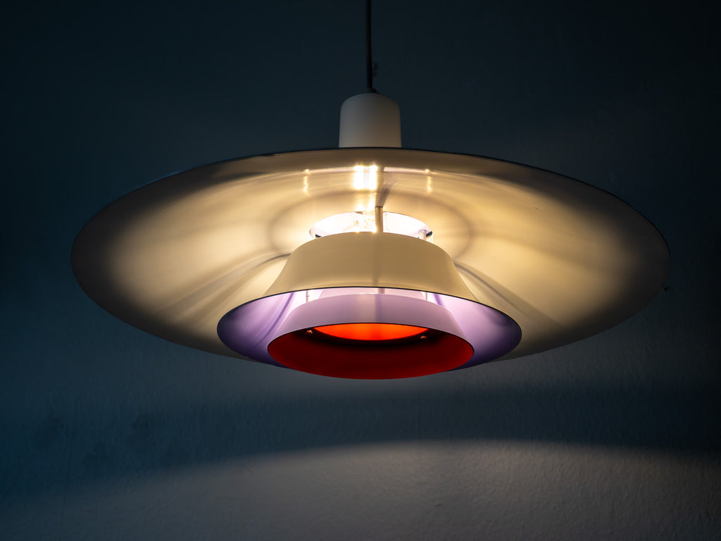 Wielowarstwowa lampa wisząca // Dania, lata 70/80