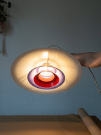 Wielowarstwowa lampa wisząca // Dania, lata 70/80