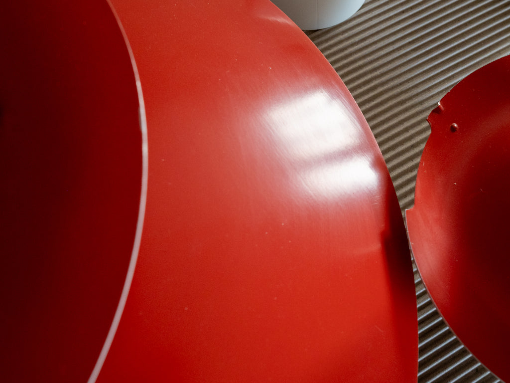 Czerwona lampa PH5 // proj. Poul Henningsen // Louis Poulsen