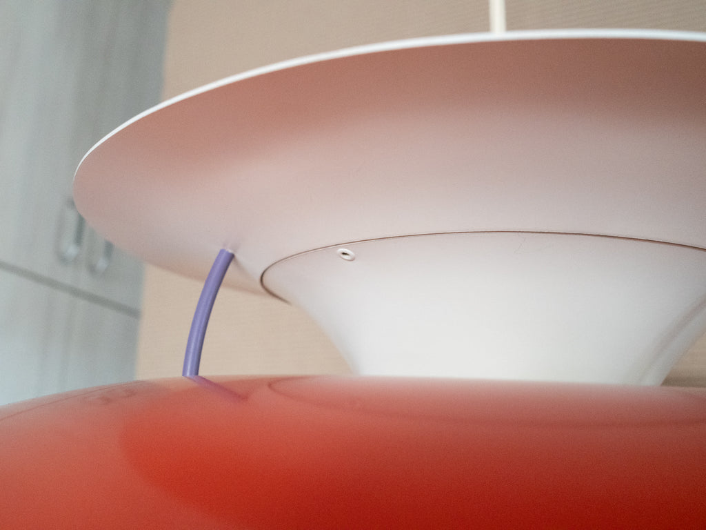 Czerwona lampa PH5 // proj. Poul Henningsen // Louis Poulsen