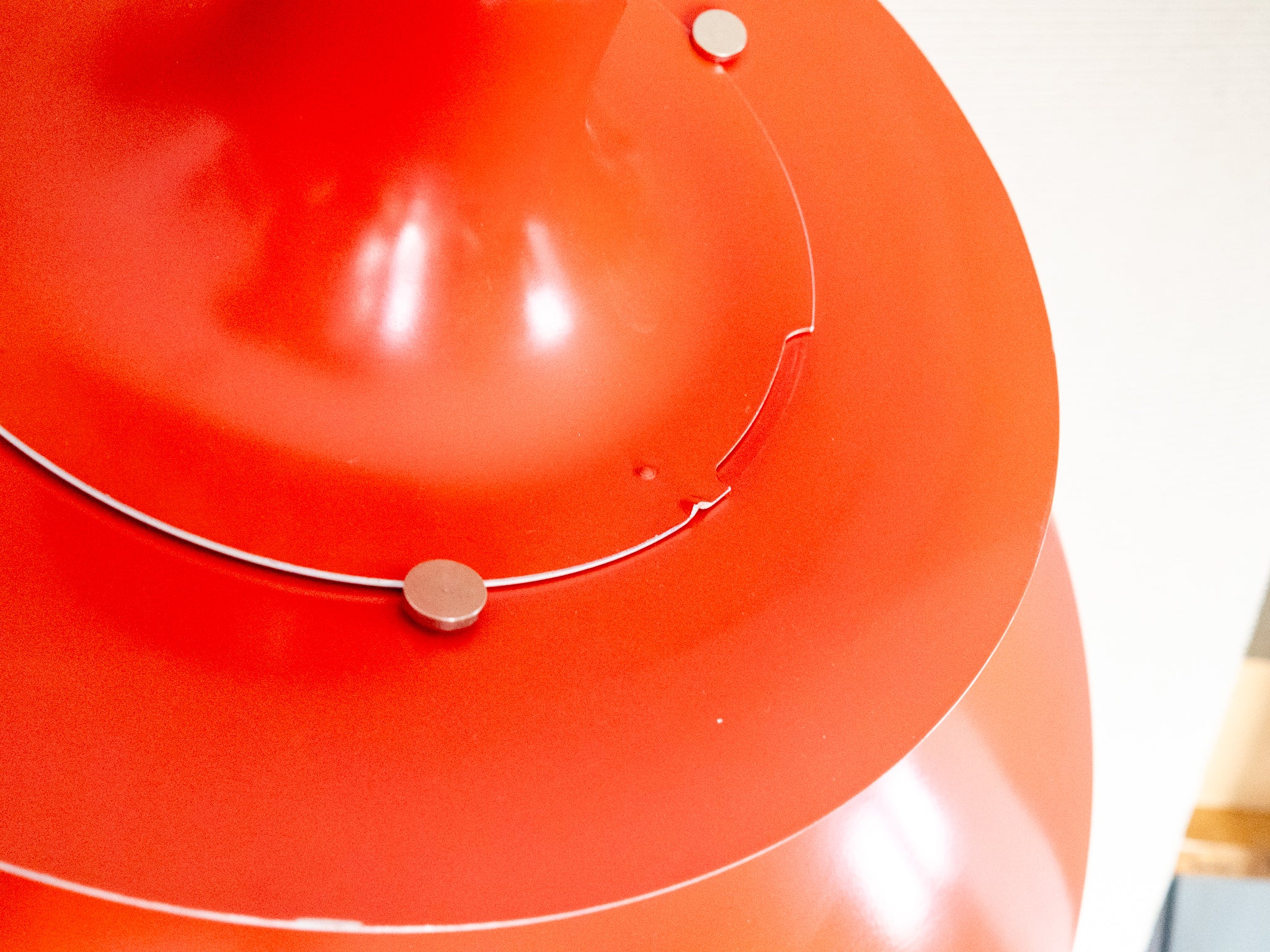 Czerwona lampa PH5 // proj. Poul Henningsen // Louis Poulsen