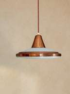 Miedziana lampa wisząca // proj. Erik Jensen // Teknika