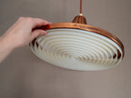 Miedziana lampa wisząca // proj. Erik Jensen // Teknika